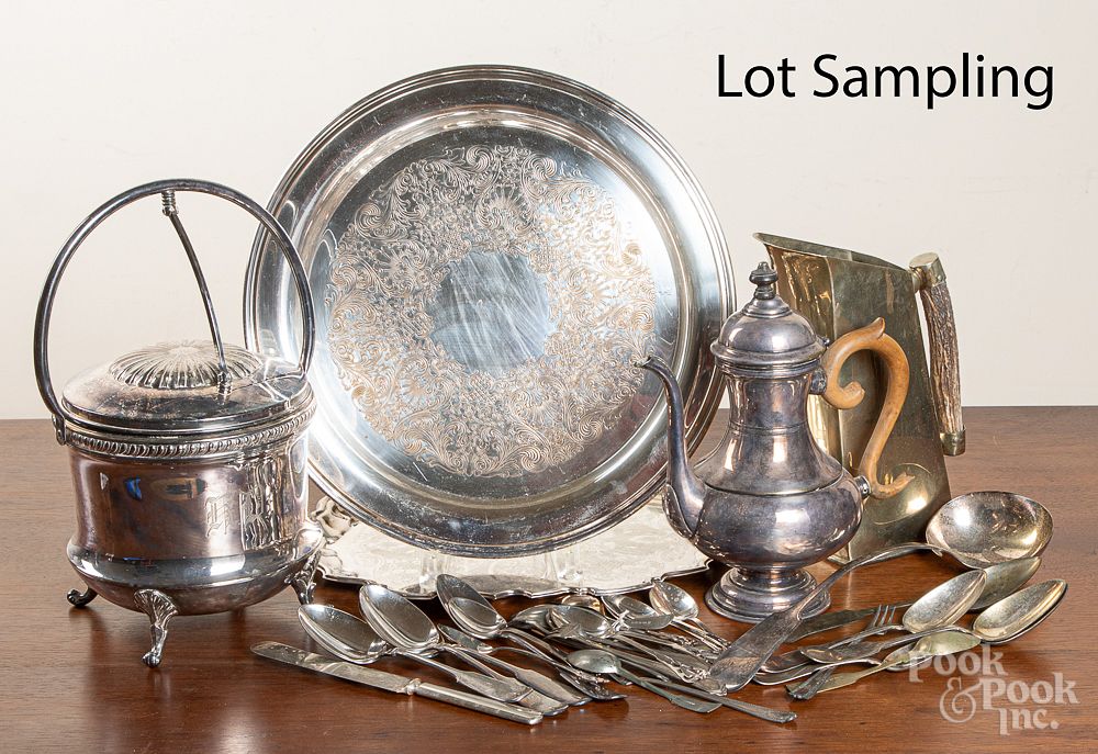 Appraisal: Group of silver plate Group of silver plate Condition Expected