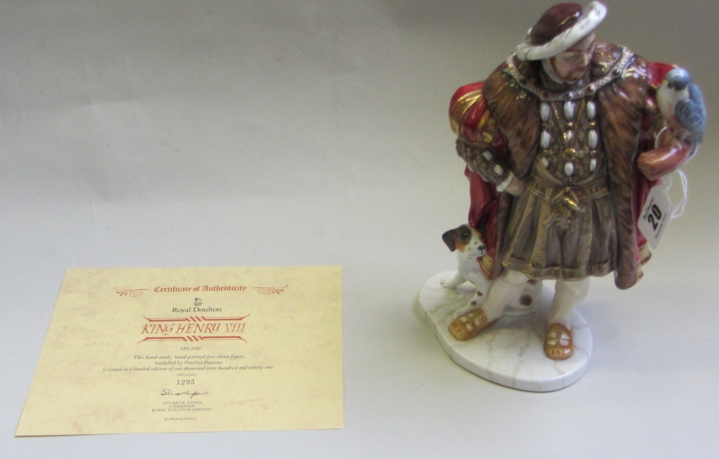 Appraisal: A Royal Doulton porcelain figure Henry VIII model number HN