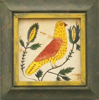 Appraisal: A th century Pennsylvania Folk Art painting painting Depicts a