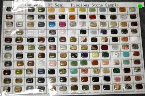 Appraisal: SEMI PRECIOUS STONES OF THE WORLD These beautiful polished stones