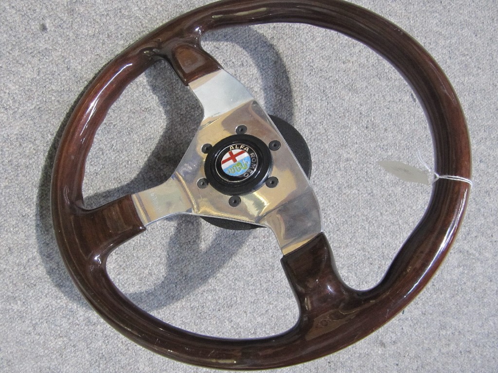 Appraisal: Alfa Romeo steering wheel