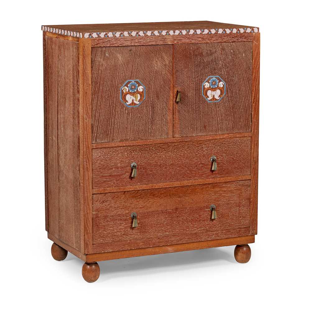 Appraisal: HEAL SON LONDON CABINET CIRCA painted oak cm wide cm