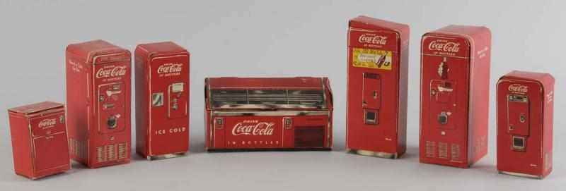 Appraisal: Lot of Coca-Cola Sample Coolers Machines Description s to s