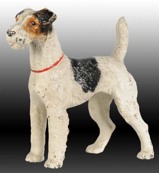 Appraisal: Wirehaired Fox Terrier Dog Cast Iron Doorstop Description Made by