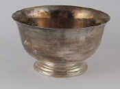 Appraisal: A silver American freedom bowl of traditional form by Towle