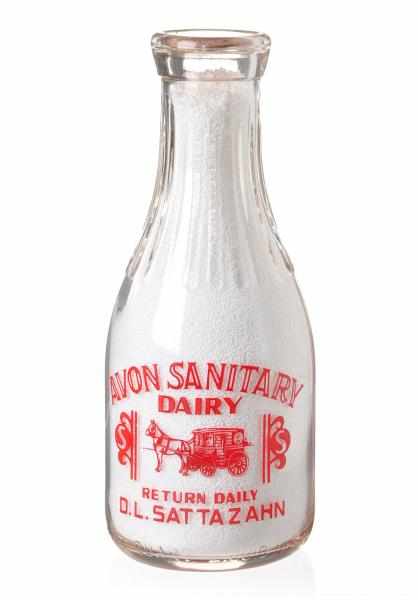 Appraisal: Avon Sanitary Dairy Milk Bottle Description Avon PA Condition Very