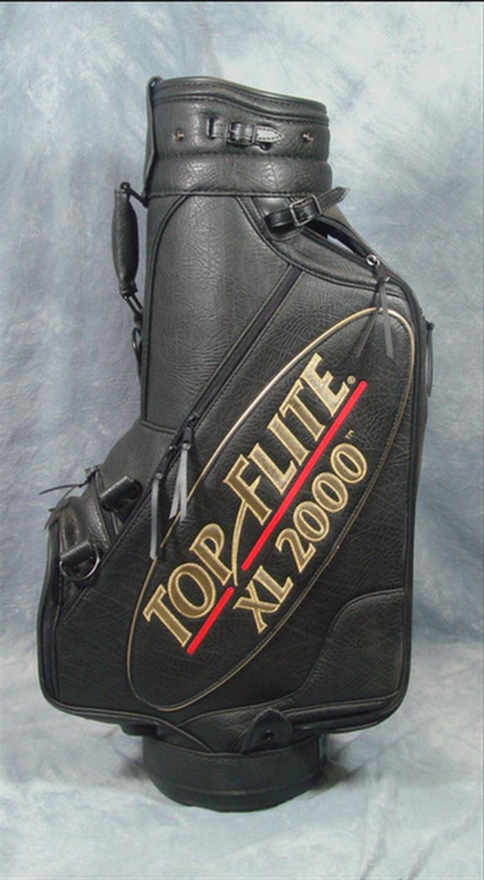 Appraisal: Top Flite black cart bag large storage club insert diameter