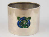 Appraisal: A Liberty And Co Arts and Crafts silver napkin ring