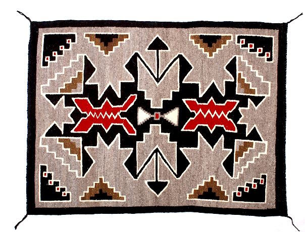 Appraisal: Navajo Teec Nos Pos Woven Rug Offered for sale is