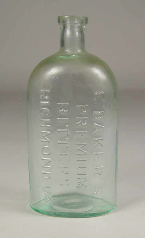 Appraisal: E Baker's Premium Bitters Bottle Circa 's - 's Richmond