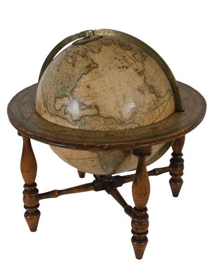 Appraisal: GLOBE - LORING JosiahTerrestrial Globe containing all the late discoveries