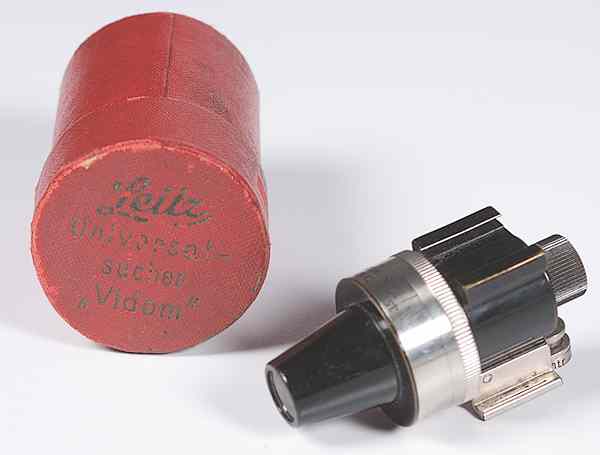 Appraisal: Rare Leitz ''Vidom'' Viewfinder in Original Box Rare Leitz ''Vidom''