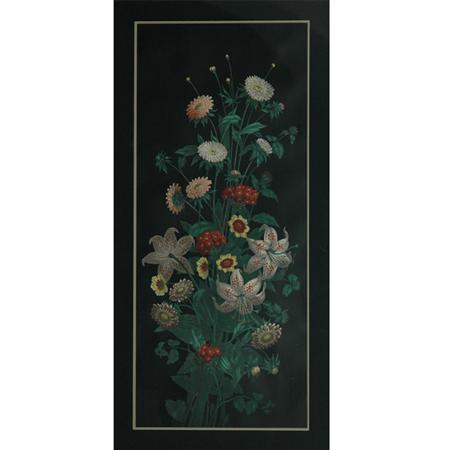 Appraisal: Artist Unknown BOUQUET OF FLOWERS Chromolithograph Estimate nbsp nbsp nbsp