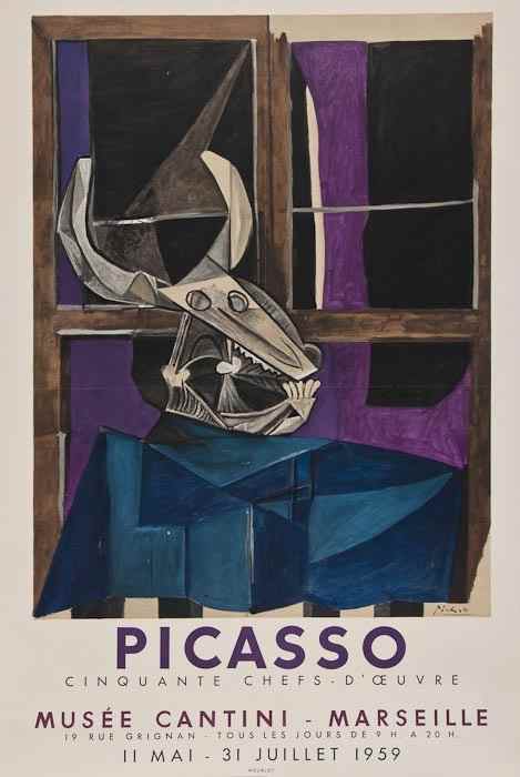 Appraisal: PICASSO Pablo d'apres PICASSO Musee Cantini Marseille lithograph in colours