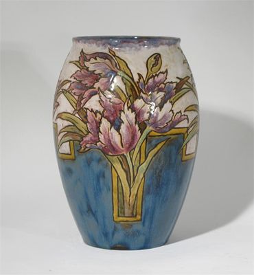 Appraisal: A large Royal Doulton stoneware vase by Eliza Simmance painted