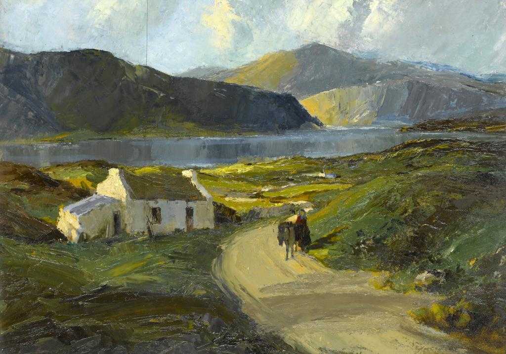 Appraisal: GEORGE GAULT - THE ATLANTIC DRIVE CO DONEGAL signed and