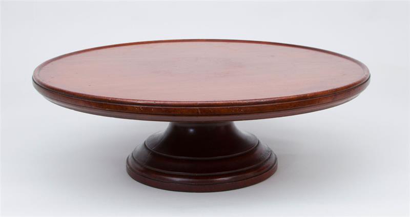 Appraisal: ENGLISH MAHOGANY ROTATING LAZY SUSAN x in diam Property from