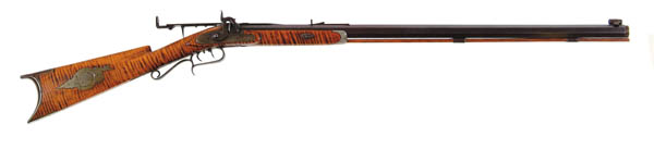 Appraisal: HILLIARD HALF-STOCK RIFLE CAL - octagonal bbl marked D H