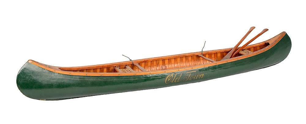 Appraisal: Old Town Canoe Co Store Display Sample Canoe This exceptionally