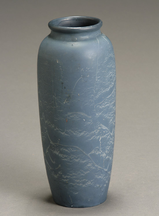 Appraisal: Hampshire Pottery Vase Designed by Cadmon Robertson Circa - Having