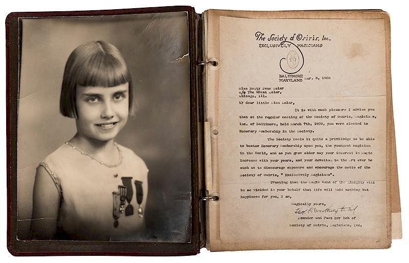 Appraisal: Outstanding Scrapbook of Kolar Photographs Letters and Ephemera Kolar Betty