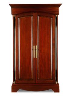 Appraisal: Custom Empire Style Door Entertainment Armoire M Craig Company American