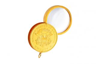 Appraisal: American Gold Coin Magnifying Glass American gold coin magnifying glass