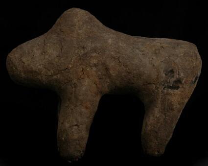 Appraisal: AFRICAN BULL FETISH FIGURE in x ft Provenance Property from