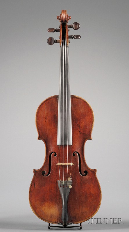 Appraisal: French Violin c labeled FAIT PAR GROSELET LUTHIER A LILE