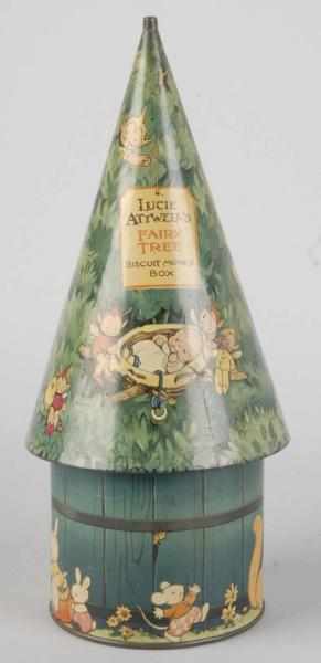 Appraisal: Crawford Fairy Tree Biscuit Tin Description Light wear to paint