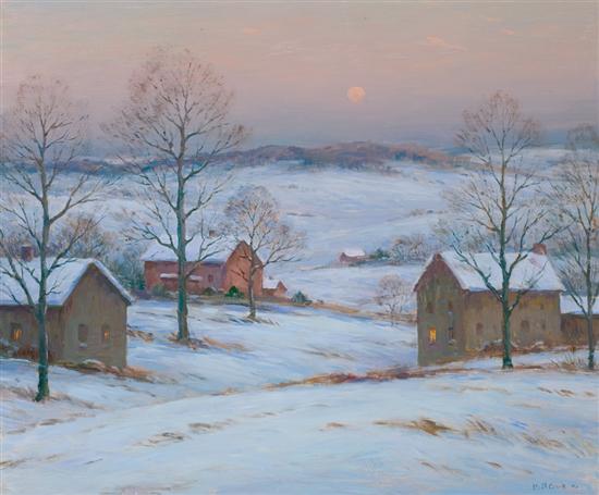 Appraisal: ELIOT CANDEE CLARK American - Early Evening in Winter Nelson