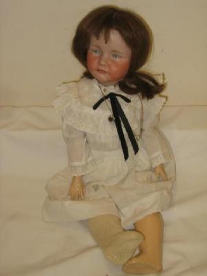 Appraisal: A Kammer and Reinhardt bisque head character girl doll with