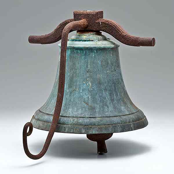 Appraisal: Cincinnati Bronze Bell American Cincinnati th century A Cincinnati bronze