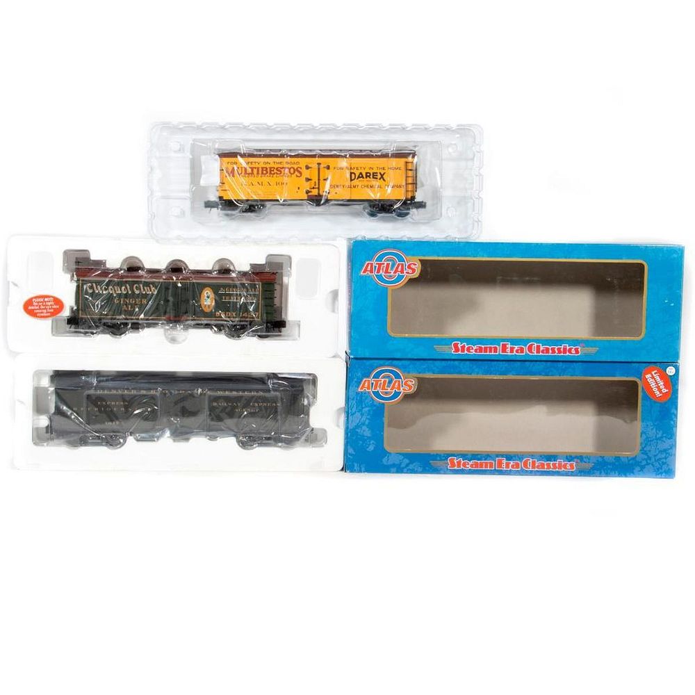 Appraisal: Atlas O Gauge Woodside Refrigerator Cars S Reefer - D