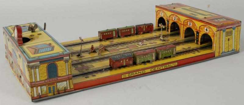 Appraisal: Tin Litho Katz Grand Central Station Wind-Up Toy Description American