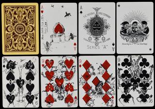 Appraisal: The National Card Co Hand Drawn Transformation Deck Indianapolis New