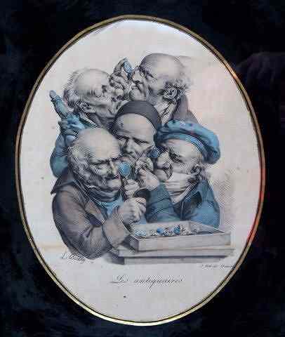 Appraisal: AFTER LEOPOLD BOILLY - A pair of hand-coloured aquatints entitled