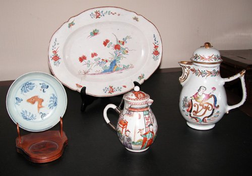 Appraisal: Artist Title Chinese Exportware items including th century Imari decorated