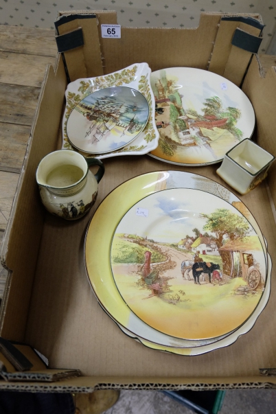 Appraisal: A collection of Royal Doulton series ware including plates jugs