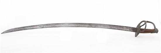 Appraisal: Sheble Fisher Model Civil War heavy cavalry sword '' plain