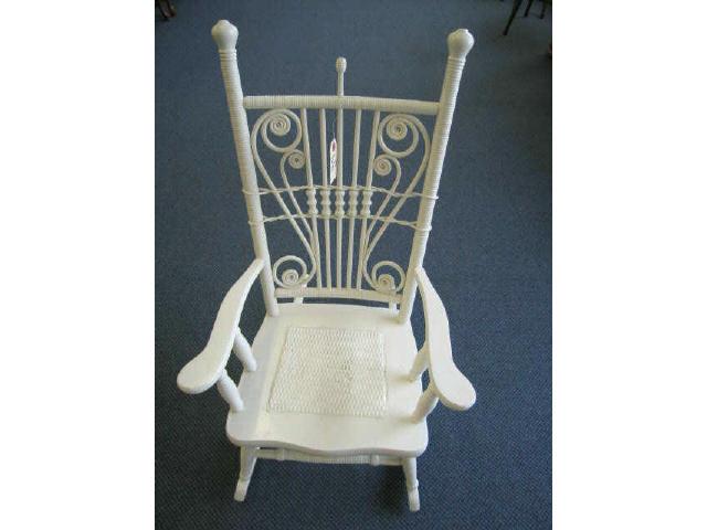 Appraisal: Victorian Childs Rocker white