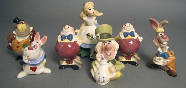 Appraisal: Disney Ceramics Lot features s-era ceramics depicting various characters from