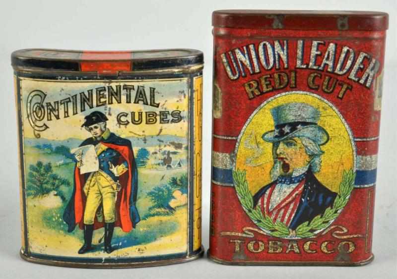 Appraisal: Lot of Pocket Tobacco Tins Description Includes vertical pocket Union