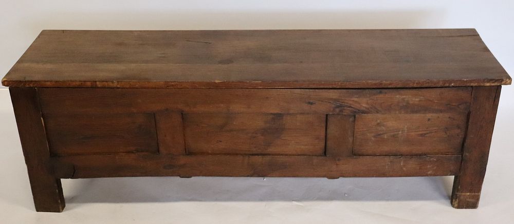 Appraisal: Antique Continental Lidded Trunk From a Mamaroneck NY estate -