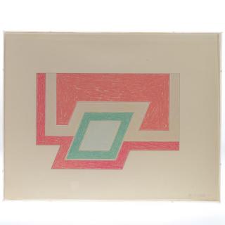 Appraisal: Frank Stella lithograph Frank Stella lithograph Frank Stella American b