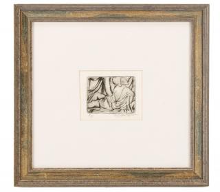 Appraisal: William Tolliver Monotone Etching Artists Proof William Tolliver American -