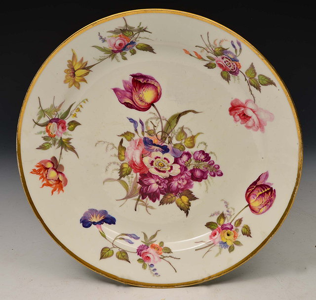 Appraisal: A COLLECTION OF CERAMICS to include a Swansea porcelain plate