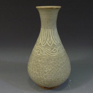 Appraisal: ANTIQUE KOREAN BUNCHEONG VASE NO RESERVE ON THIS LOT ANTIQUE