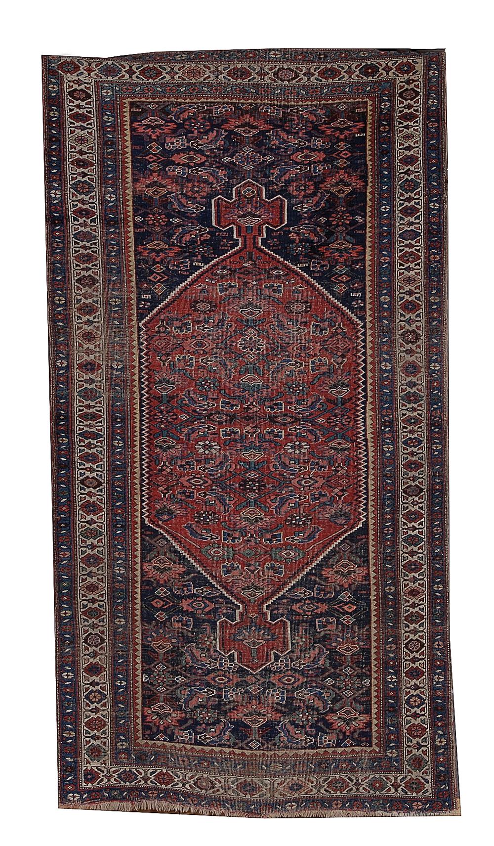 Appraisal: Antique Persian Hamadan runner ' x ' Provenance South Carolina