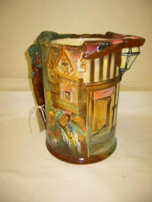 Appraisal: A ROYAL DOULTON PIED PIPER OF HAMELIN JUG by Charles